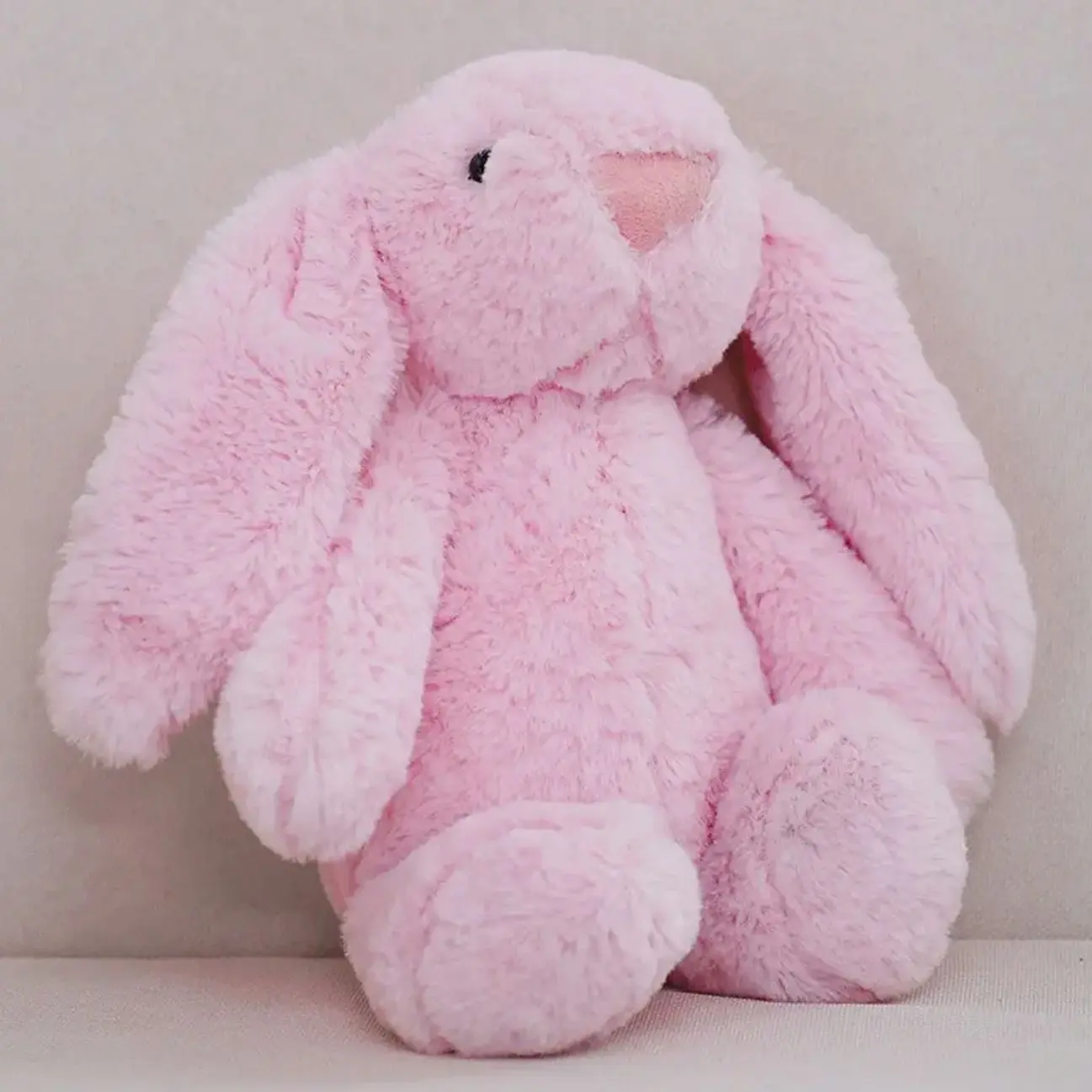 Bunny Jellycat Fluffy Plush Toy, Relief Soft Stuffed Rabbit, Cute Bunny Doll, Cozy Companion, Anniversary Gift, Christmas Present, Perfect Cuddle Buddy for Kids & Adults, Keychains