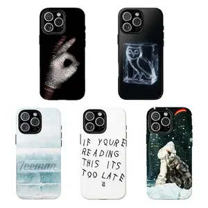 Drake Inspired Ice Owl & Bling OK Hand Phone Case,Tough phone case,for iPhone 16 15 14 13 12 11 17Pro Max,for Samsung S25 S24 S23 S22 Ultra,Gifts For Fans, Phone Accessories