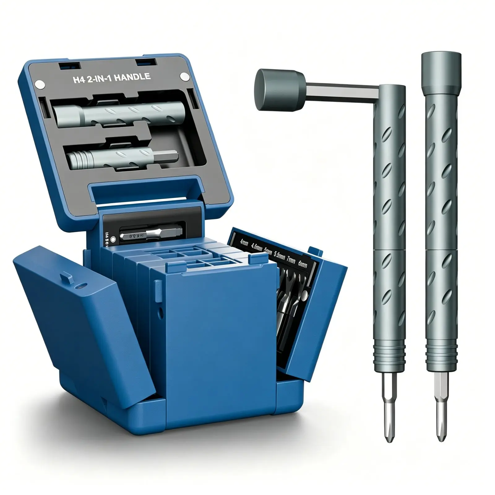 55-in-1 Handy Repair Tool Set, Magnetic Precision Screwdriver with Wrenches & Pry Tools for Electronics Maintenance