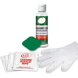 53435 Speed Headlight Lens Restorer Kit with Ceramic  Protection Wipes 2 fl. oz