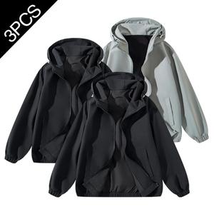 Essential sports hoodie for men and women - waterproof, moisture-wicking, breathable, long sleeve - zip-up hood design, suitable for daily leisure and outdoor activities Athleisure Street Fit Loose Casual Athleisure