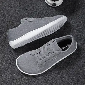 Barefoot Sneakers For Woman And Man Adult Cross-Trainer Wide Toe Large Size Box Men's Wide Minimalist Zero Drop Sole Casual Knitting Walking Shoes Footwear Runner