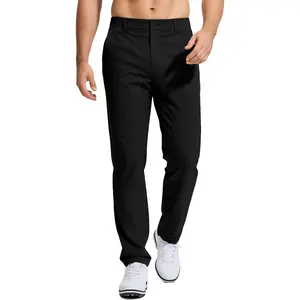 Men's Golf Pants Stretch Work Dress Comfy Pants 30"/32" Lightweight Quick Dry Casual Slacks Trousers with Pockets,summervibes
