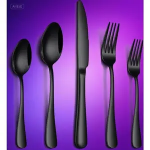 Stainless Steel Cutlery Set for 4, 20-Piece Mirror Polished Flatware Set, Food Grade Utensils Include Knife Fork Spoon, Dishwasher Safe Silverware, Durable Rust-Resistant Dinnerware