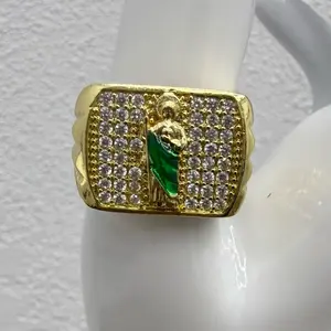 Anillo San Judas Adjustable de Oro laminado