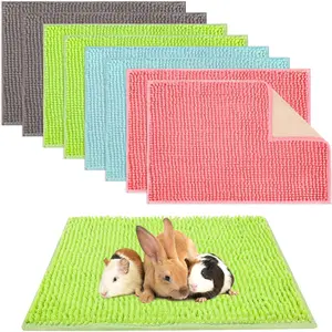 8 Pcs Guinea Pig Cage Liner for Guinea Pig Cage Bedding Reusable Rabbit Mat Pad Washable Training Pad Animal Sleeping Bedding Mat WATERPROOF GUINEA PIG CAGE LINERS