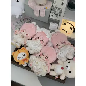 20cm Cute Pink Infinity Nikki Cotton Doll Normal Body Plush Toys Cosplay Anime Figure Stuffed Plushies Mascot Plushie Kids Gift