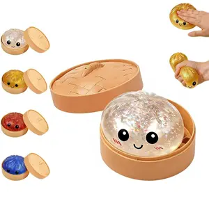 Expressive Big Dumpling Squishy - Blind Box, Mysecret Bun Fidget Toy, Soft TPR Material, Stress Relief, Unboxing Surprise, Random Style per Pack.Valentine's Day and Easter gifts, suitable for adult to exchange gifts