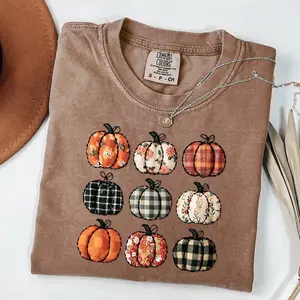 Comfort Colors Pumpkin Season T-Shirt, Autumn Fall Shirt, Thanksgiving Shirt, Fall Pumpkin Tee, Variety Pumpkin Tee