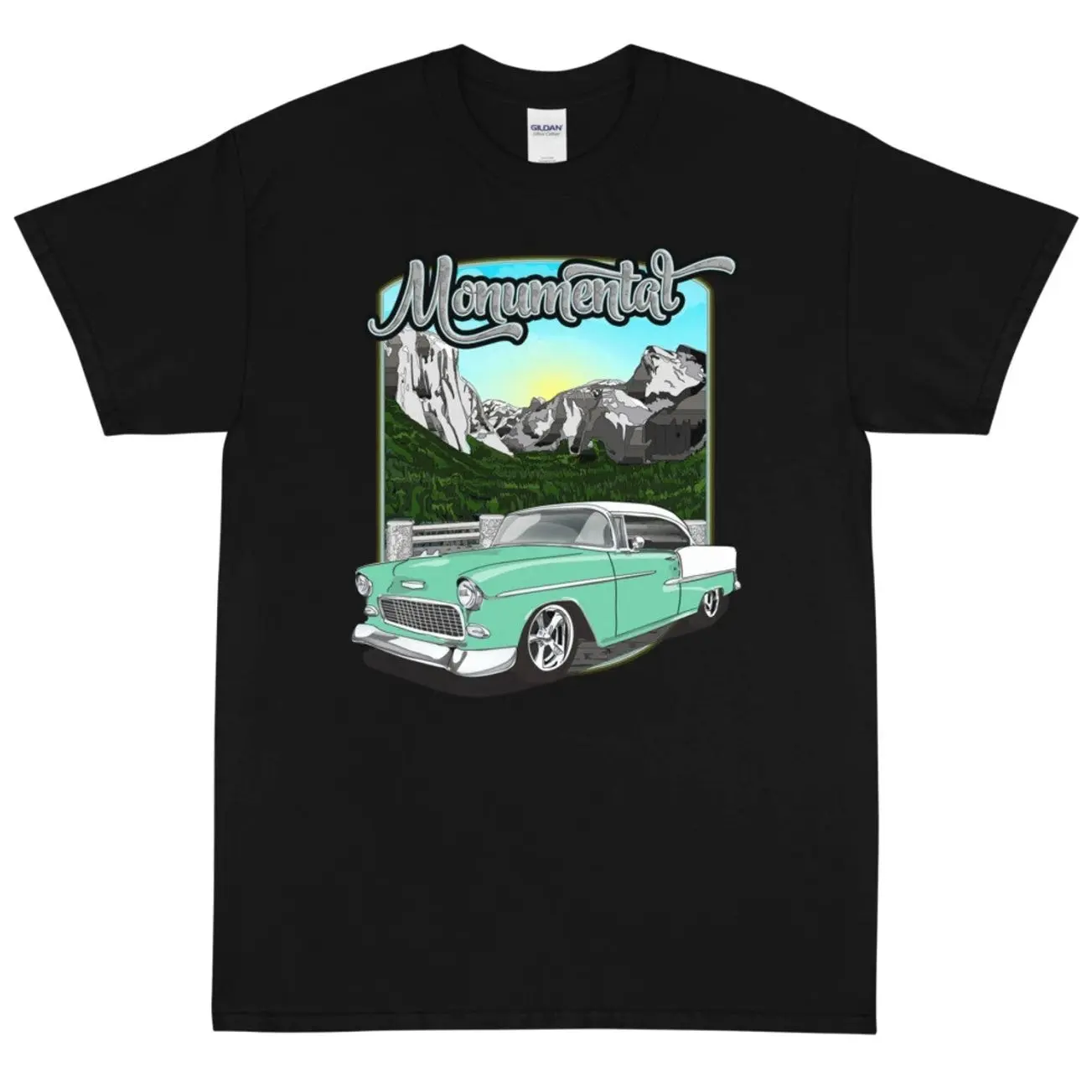 1955 Light Green Bel Air Monumental T-Shirt  Sweatshirt Hoodie, Car Enthusiast and Fans Gift