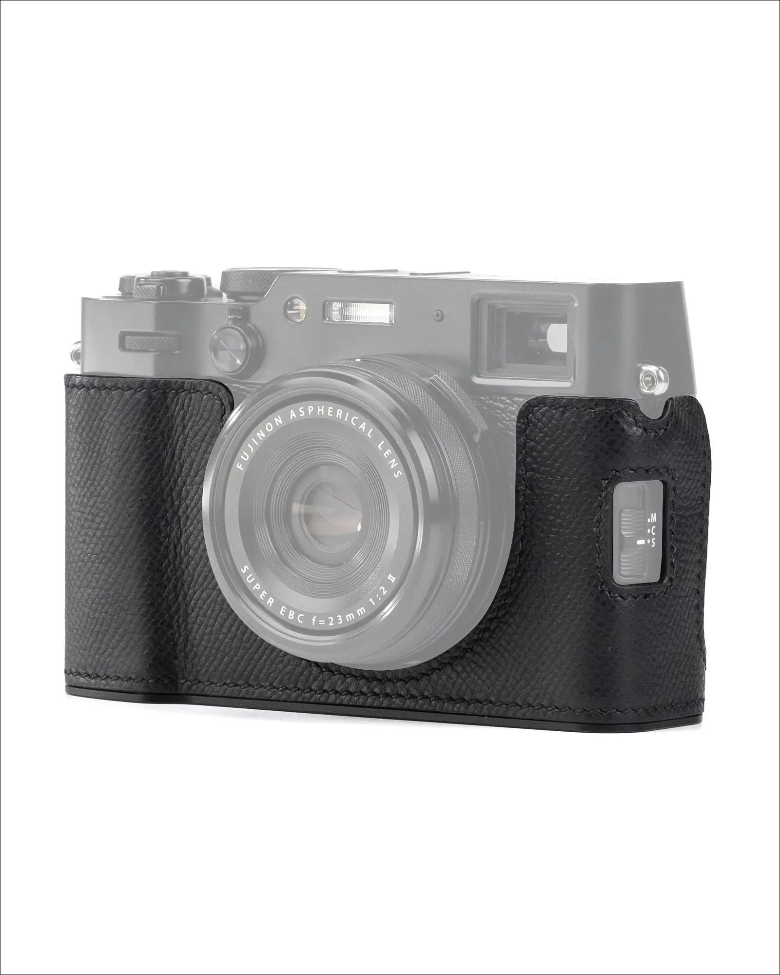 Camera Leather Case Suitable for Fujifilm X100VI, Italian Vegetable-Tanned Cowhide Vintage Handmade Full Wrap Protection