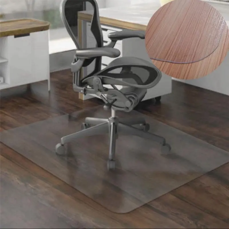 36x48 Inch Clear PVC Chair Mat Office Floor Mat for Hardwood Floors & Carpets