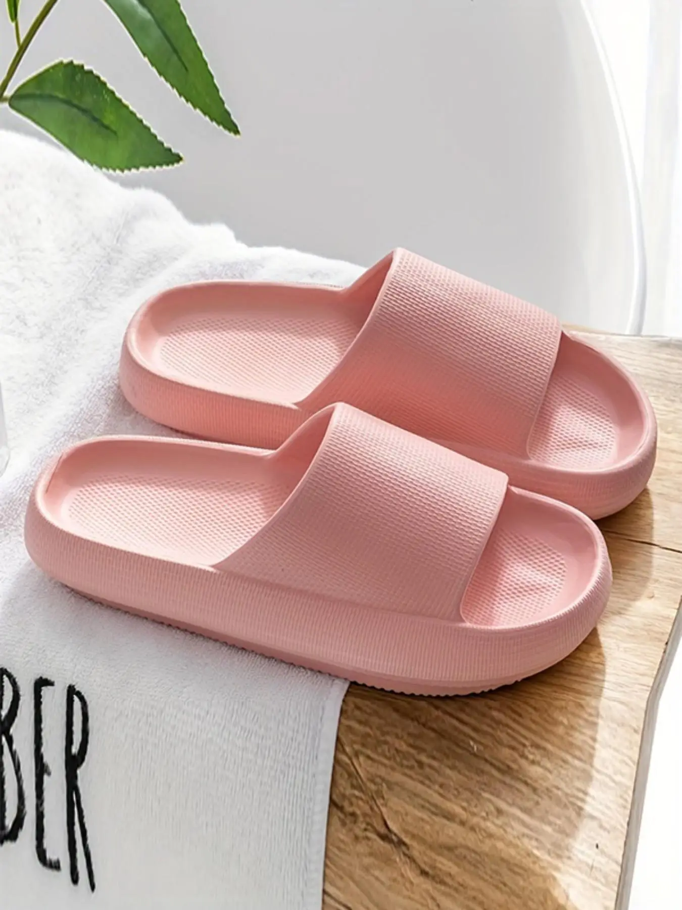 Women's Simple Style Plain Color House Slides (1 Pair), Casual Comfortable Home Slippers, Fashionable Minimalist Slippers for Daily Wear