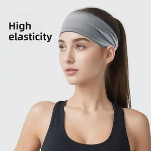 Unisex Nylon Sporty Sports Headbands - Sweat-Absorbing, Breathable, Multi-Size, Various Styles for Basketball, Running
