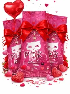 Pack of 3 Pink HONEY  for Women. (Pack (3) Pure honey. For daily use