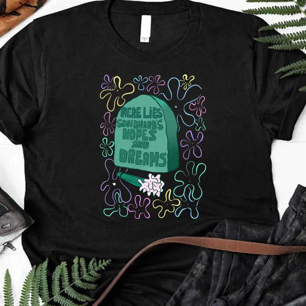 Here Lies Squidward's Hopes And Dreams T-Shirt
