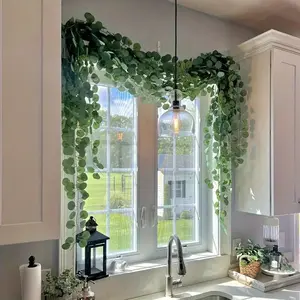 Artificial Ivy Garland, Fake Ivy Vine, Fake Plant Vine, Hanging Plant for Home Decor, Room Decor, Home Decor, Bedroom Decor, Wedding Decor, Fruit, Lifelike Fake Plant