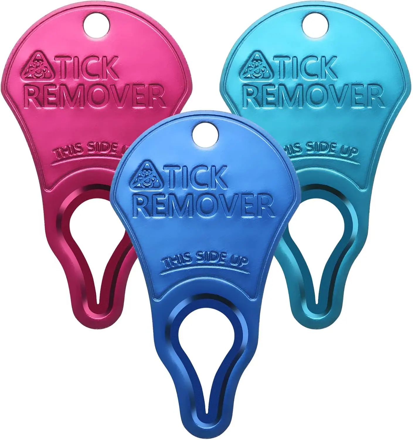 3-Pack Pet & Human Tick Remover Tools - Portable, Fast and Painless, Skin-Safe, Essential Dog & Cat Grooming Tools for Outdoor Activities, Humans, Pain-Free
