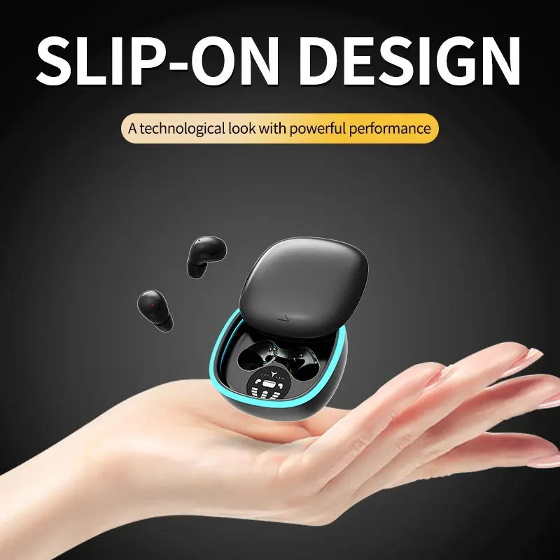 Ultra-Long Battery Wireless Earbuds, Mini Invisible Sport Headphones, Unisex HD Call Mic, Compatible with iOS Android Systems, Wireless Earphones