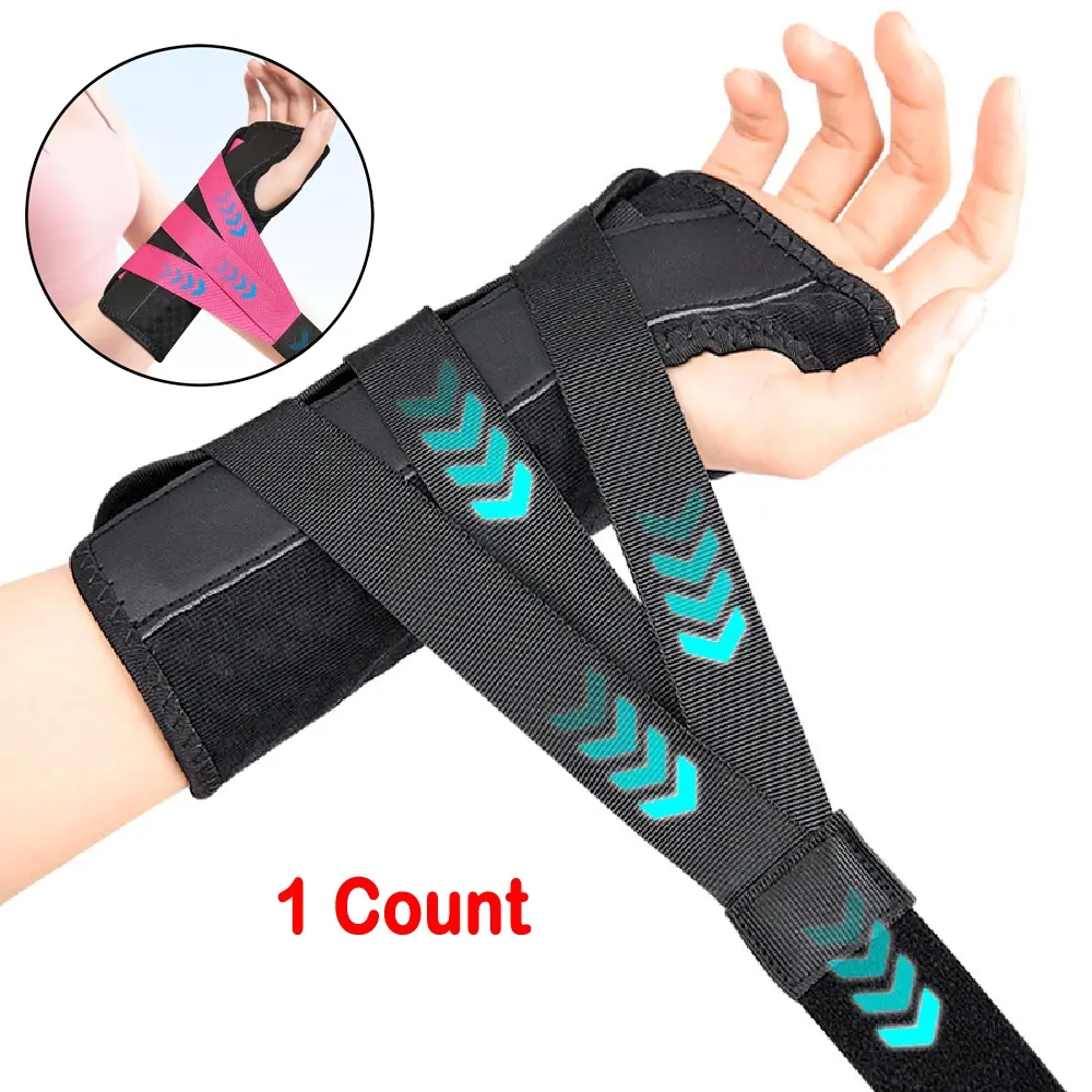 1PCS Wrist Brace Hand Brace, Carpal Tunnel Wrist Splint Night Support for Women Men, Left or Right Hand Adjustable Brace Wrist Brace For Sleeping