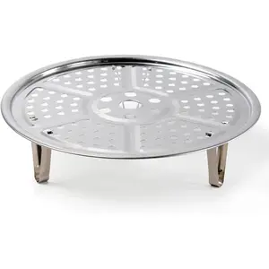 Steamer Rack, Premium Stainless Steel Steamers Rack with Removable Stand, 8.7 Inches Pot Steaming Tray for Steamer Cookware Instant Pressure Cooker