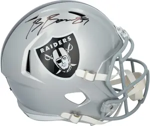 Brock Bowers Las Vegas Raiders Autographed Riddell Speed Replica Helmet - Fanatics Authentic Certified