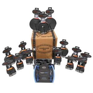 The Overland Kit: Complete Overland Tie-Down Kit — Friction-Free Rollercam Straps for Roof Racks, Trailers & Off-Road Rigs