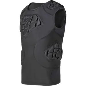 Youth Padded Shirt with Chest, Rib, ,  Protector, Heart Guard Sternum Protection  Top