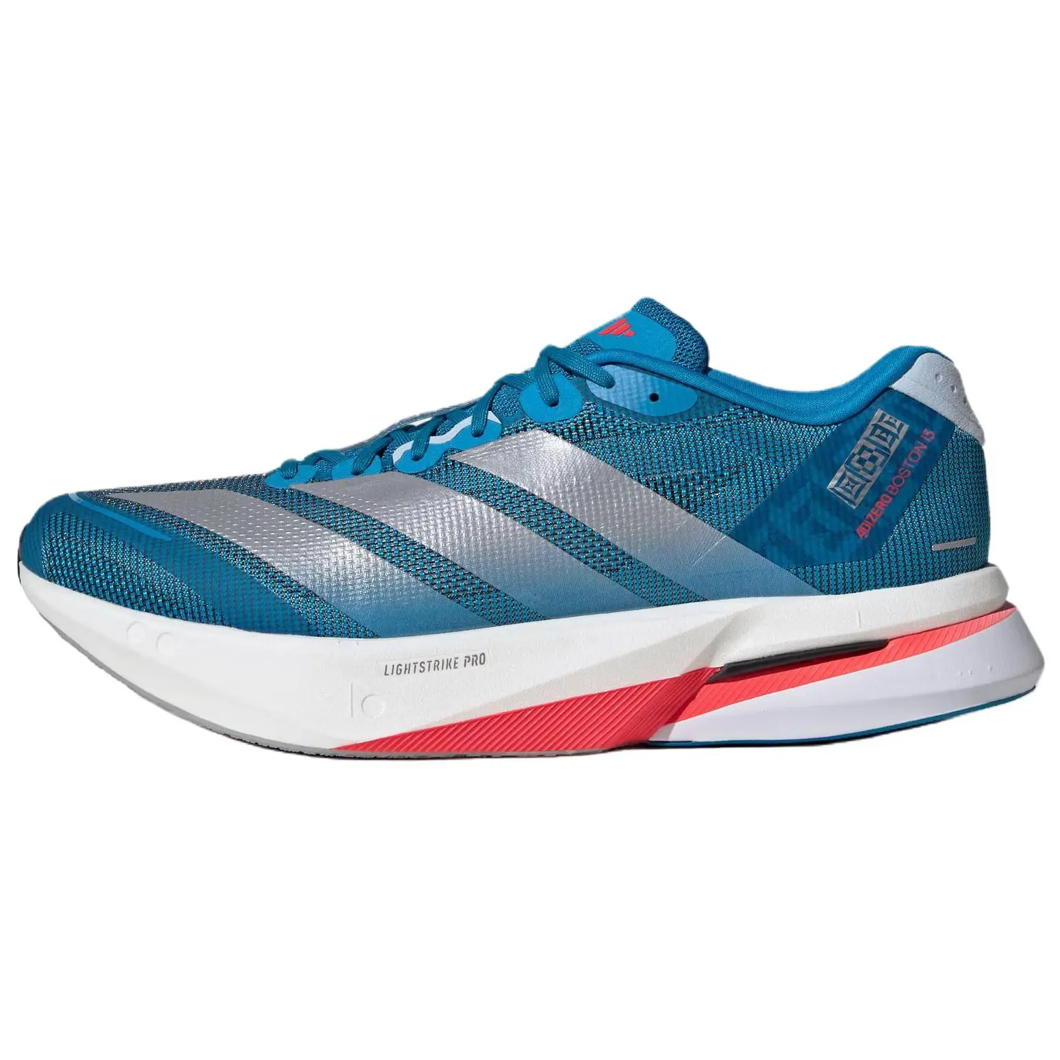 Adidas Adizero Boston 13 Running Shoes Men's Solar Blue Comfort JR4868