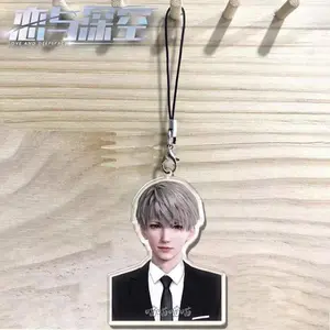 Game Love and Deepspace Acrylic Keychain Xavier Zayne Rafayel Sylus Caleb DIY Pendant Keyring Decorative Accessories Ornament