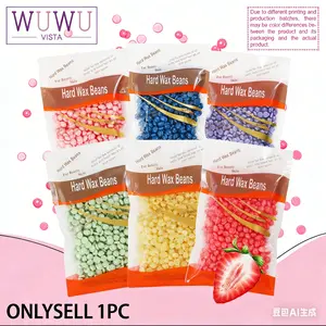 Hard Wax Beans, Depilatory Wax, 1 Box Hair Removal Wax Beads, Efficient Hair Removal Beans for Bikini, Face, Legs and Arms, Body Care Product, Cosmetic, Waxing Supplies, Paraffin Wax