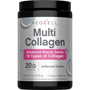 NeoCell Multi Collagen Powder - Advanced Beauty Series - 10 Types of Collagen - 9 oz (255 g)