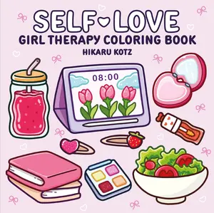 Self-Love: Girl Therapy Coloring Book by Hikaru Kotz||Hikaru Kotz [Paperback Book]