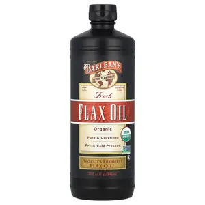 Barlean's Organic Fresh Flax Oil, 32 fl oz (946 ml)