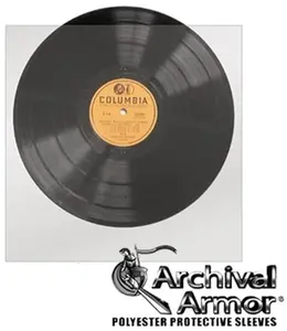 Bags Unlimited S1010R - 10 Inch 78 RPM Record Sleeves - No Flap 10 Count (Clear)  [BAGS / SLEEVES] Large Item Exception