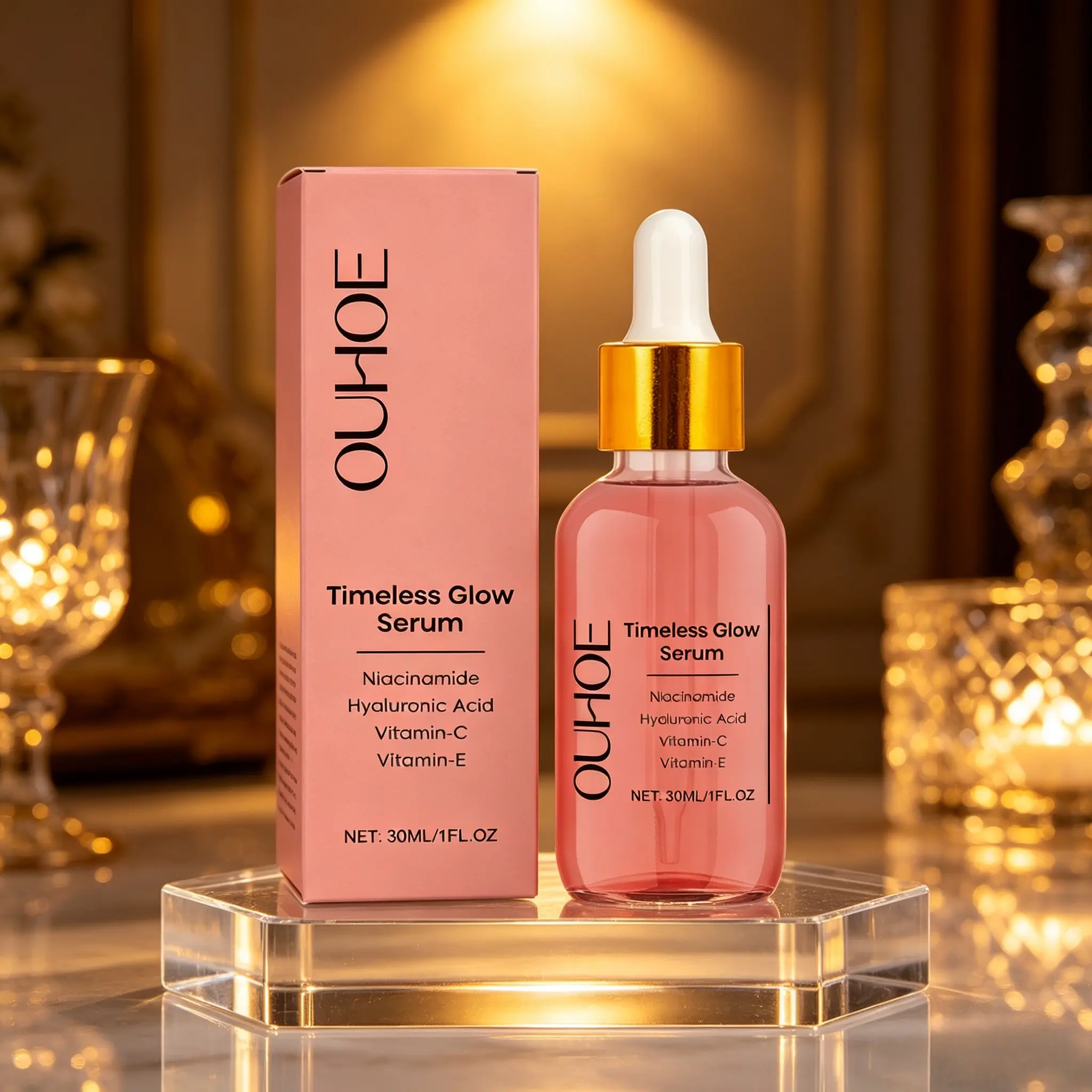 Hyaluronic Acid Firming Serum, used for moisturizing and firming, suitable for all Light Beige types, Firming Deep Hydration