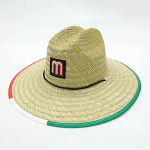 Handcrafted Unisex Mexico Straw Hat with Wide Brim for Sun Protection