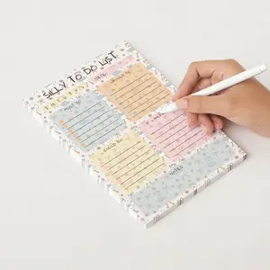 To do List Planner Pad, 50 Sheets, Not Sticky 5 in x 8 in, Daily Planner Notepad