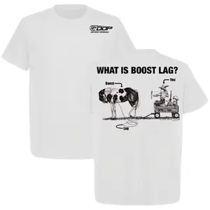 Dan's Dsel Performance What is Boost Lag T-Shirt, Gift for Truck & Car Lovers, Unisex Casual Shortsleeve Crewneck 100% Cotton, Made in USA