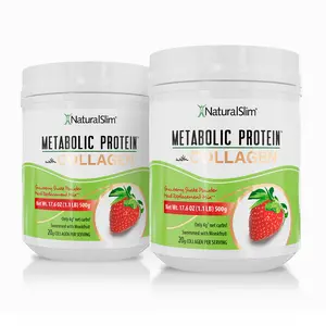 Energy Protein Collagen | Premium Protein Formula - Strawberry Healthcare Supplement Dietary Fitness