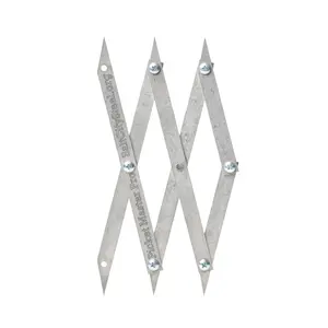 Picket Master Pro 3 Point Center Finder - American-Made Laser-Cut Stainless Steel Tool with Protective Case & Sticker Included