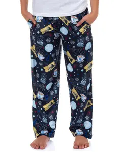The Polar Express Pajamas Kids Hot Coco Golden Ticket Lounge Bottoms PJ Pants