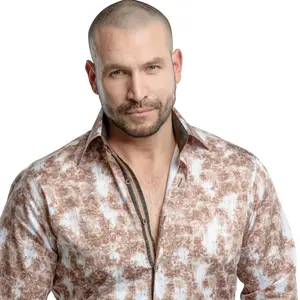 Ranger's Camisa Original Rafael Amaya Luxury Collection By Ranger's - 272CA01 Fitted Long Sleeve Casual All Seasons Medium Length 100% Cotton High Quality Edición Limitada