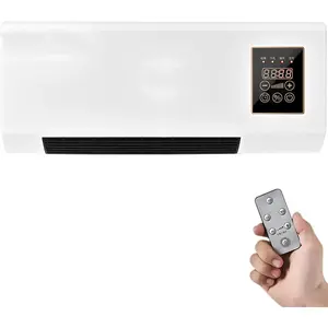 2 in 1 Air Conditioner 1800W Cool Warm Dual Use Wall Mounted Portable Air Conditioning with Remote Control for Bedroom