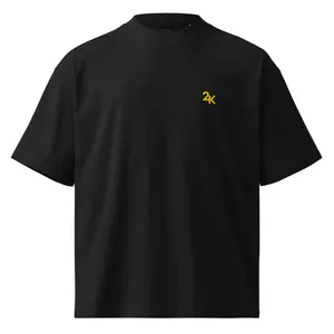24k Signature Oversized Tee Classic Cotton T-Shirt with Embroidered Logo Relaxed Fit for Everyday Wear Menswear Streetwear