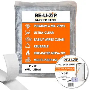 RE-U-ZIP® ULTRA-CLEAR HOOK & LOOP BARRIER KIT