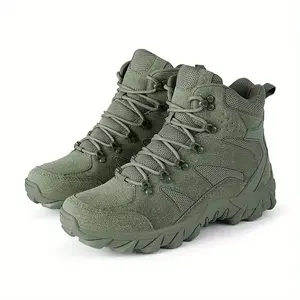 Men’s Waterproof Hiking Boots - Non-slip, breathable, comfortable outdoor work shoes with durable soles