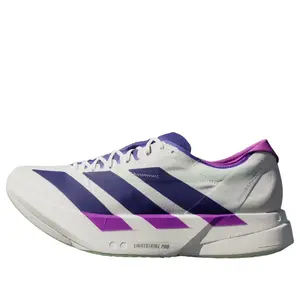 adidas Adizero Adios Pro 4 'White Collegiate Purple Lime Burst' JR1656