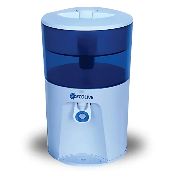Ecolive EL10 Purifier - Alkaline, Ionized, Antioxidant, and Hydrogen-Rich Cold and Natural Water with 7 Filtration Stages and ONE YEAR WARRANTY
