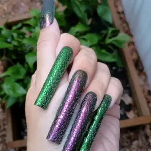 Hand painted press on nails